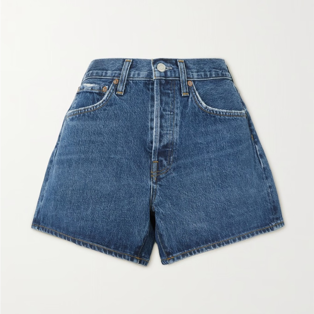 Classic Blue Denim Women's Shorts